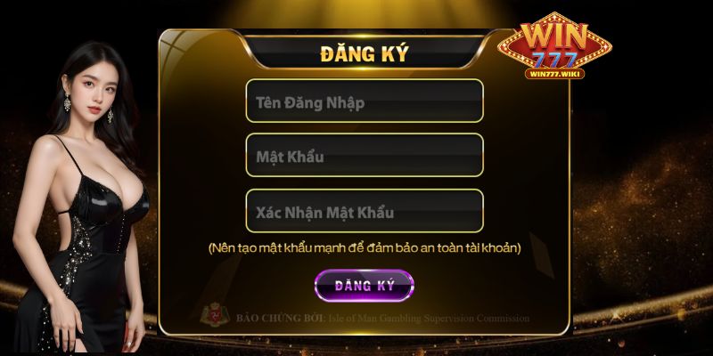 Đăng ký Win777 đơn giản chỉ trong tích tắc