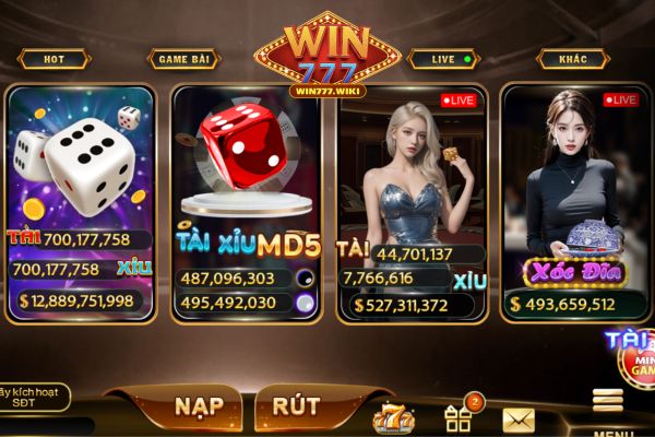 Đăng nhập Win777 - Khám phá kho game hấp dẫn thưởng khủng