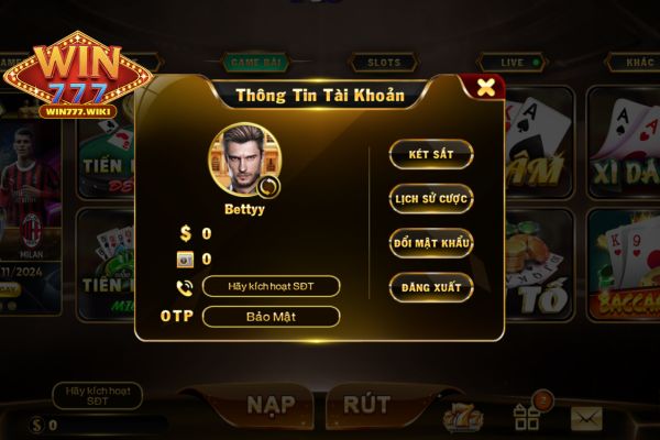 Lưu ý khi đăng nhập win777